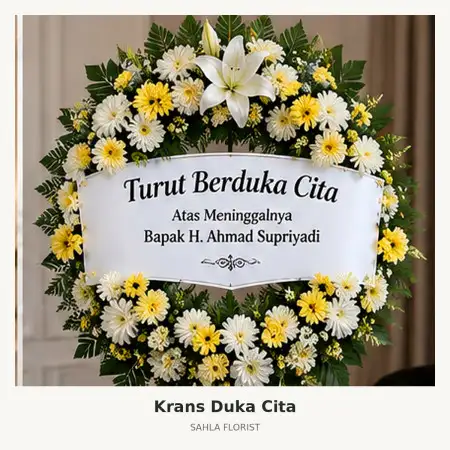 Krans Bunga Duka Yalimo